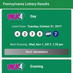 pennsylvania lottery pick 4 evening